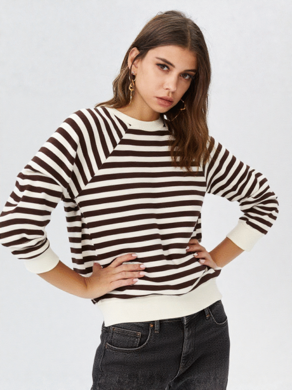 Monochrome Stripe Sweater